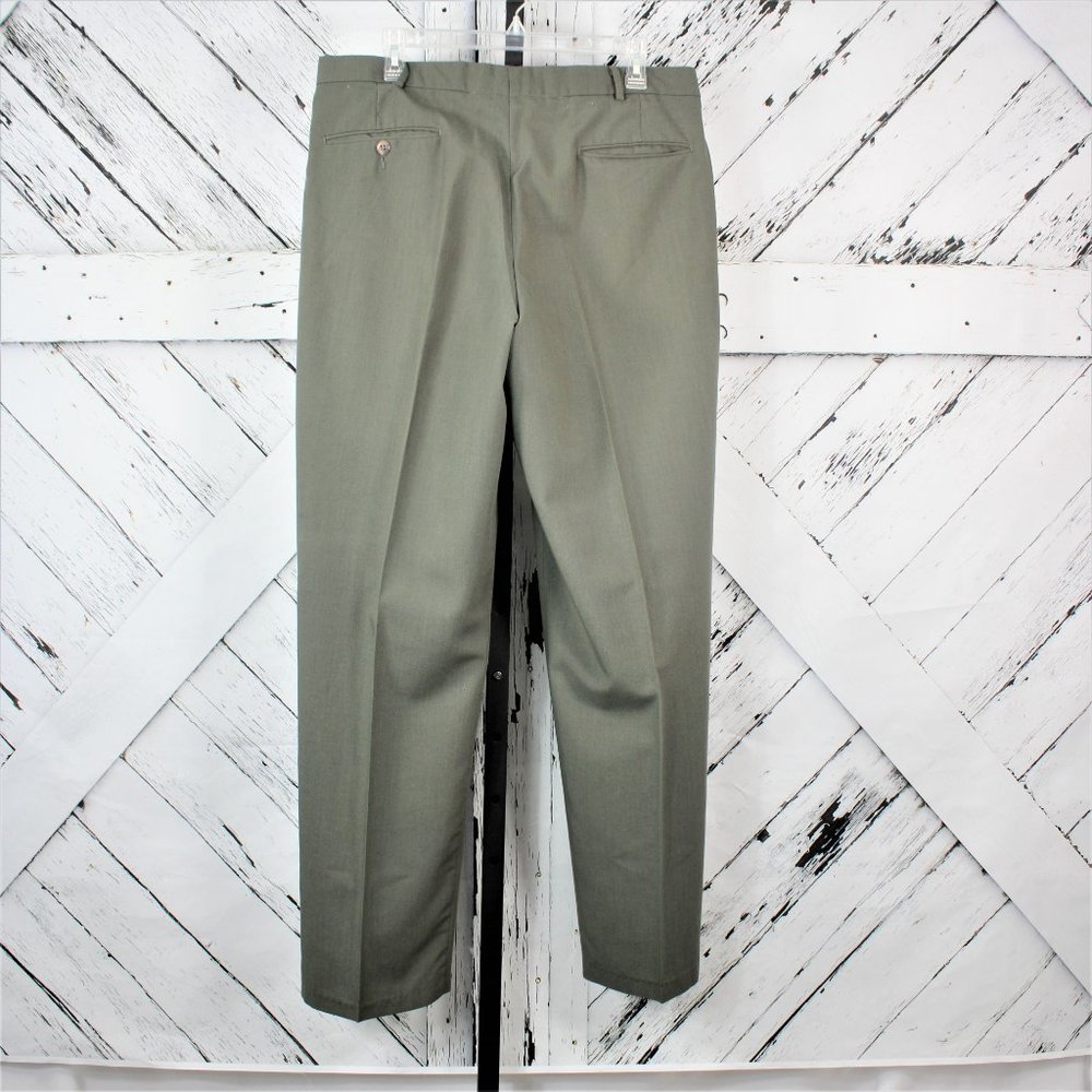 John Henry Men's Pleated Dress Pants Size 36x32 - Picture 2 of 7